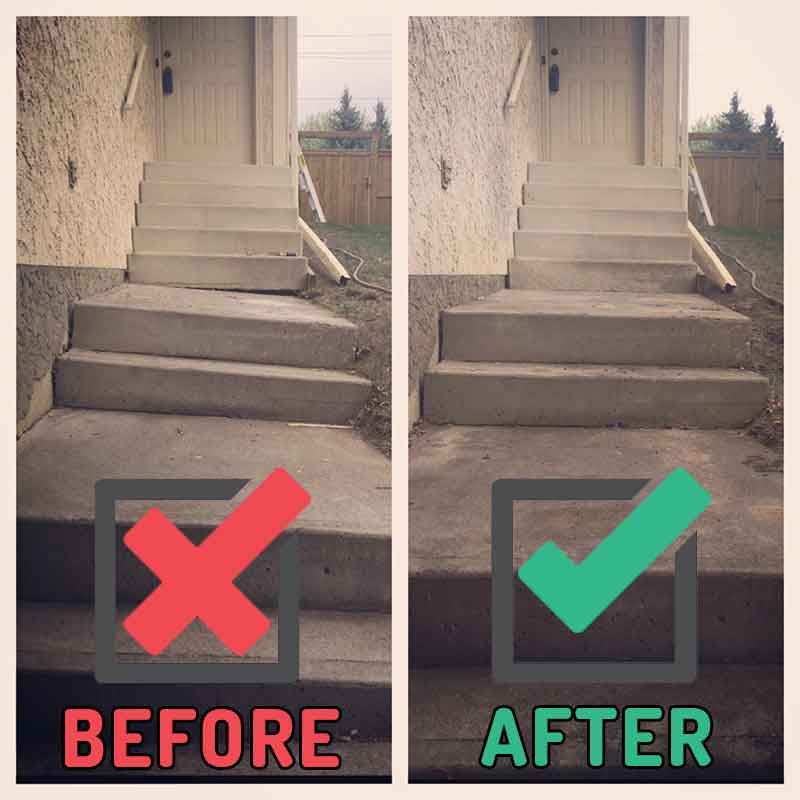 Concrete Step Repair Calgary